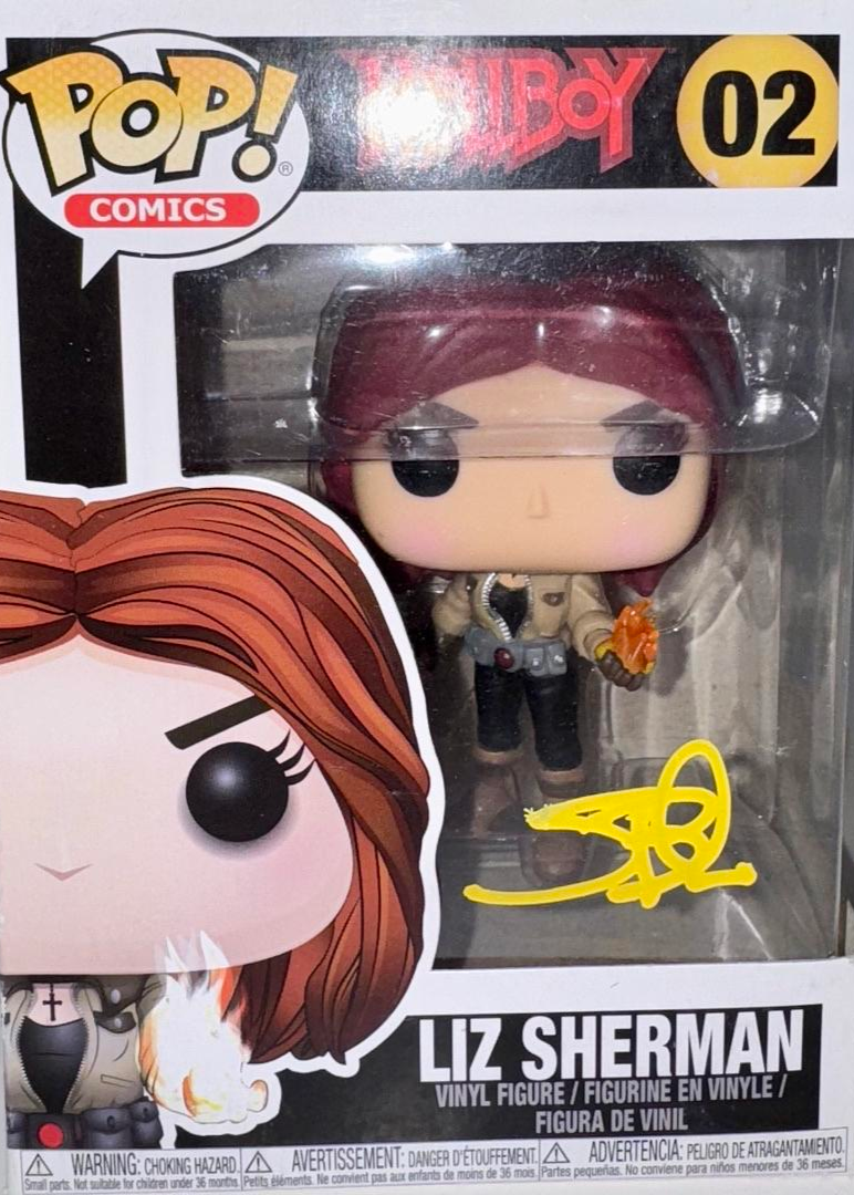 Selma Blair Signed Funko Pop #02 "Liz Sherman" (Hellboy) - Beckett COA
